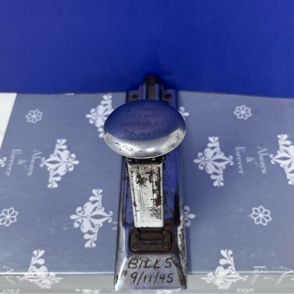 Vintage Ace Stapler Model No. 102 Chicago USA - Picture 4 of 10